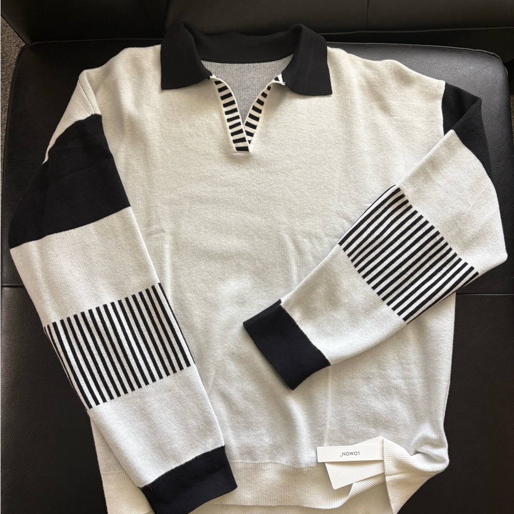 Women’s Sweatshirt V Neck Long Sleeve Polo Shirt Oversized Pullover Sweatshirt